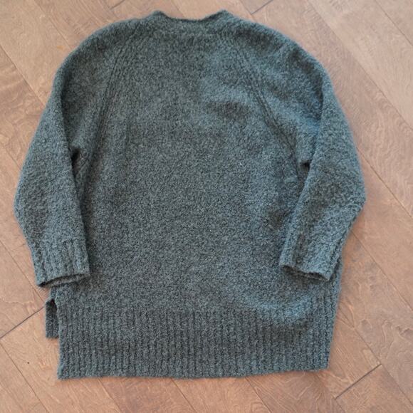 Masai Long Sleeve V Neck Pullover Sweater Gray Womens Size Medium - Picture 2 of 6